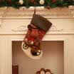 Personalised Embroidered Xmas Stocking Luxury Sack Santa Deluxe Christmas