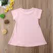 USA Stock Kids Baby Girls Dresses Toddler Casual Heart Sundress Dress Clothes