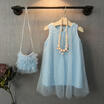 Kids Baby Girl Princess Party Dress Pearl Tulle Dresses Summer Sundress UK Stock
