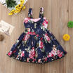 Kid Princess Baby Flower Girl Dress Cotton Bowknot Party Gown Bridesmaid Dresses