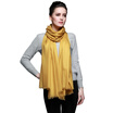 Bao Shengxiang scarf female winter worsted water soluble wool shawl dual-use ladies autumn solid color long warm warm collar gift box w9201 black