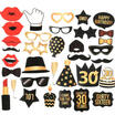 CA DIY Photo Booth Props Mask Mustache Stick Wedding Birthday Party Decorations