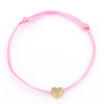 new fashion Gold Color Heart Bracelet Silver Handmade Jewelry Multicolor Rope Adjustable String Lucky Bracelet For Women Children