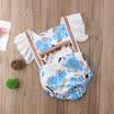 Newborn Baby Girls Flower Backless Romper Bodysuit Jumpsuit Outfit Clothes 0-18M