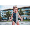 UK Women Baby Kid Girls Striped Swimwear Swimsuit Bikini Set Beachwear Bathing