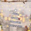Wooden Christmas Snowflakes Tree Decorations Craft Hanging Bauble Tree Shapes