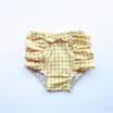 AU Newborn Baby Girl Sunflower Tops Vest Plaid Shorts Briefs 3Pcs Outfit Summer