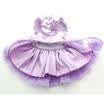 Dog Pet Dress Princess Tutu Rosette&Bow Puppy Skirt SpringSummer Clothes