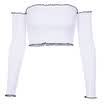 Fashion Women Off Shoulder Crop Top Long Sleeve Shirt Blouse Sweater T-shirt