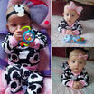 Newborn Kids Baby Girls Panda Sweatshirt TopsPants 2pcs Outfits Tracksuit Set