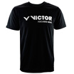 WACKER Victor Victory Badminton Dress Short Sleeve T-shirt T-6027C Men&39s&Women&39s Sportswear L-Code Black