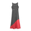 Casual Clothes Mother Daughter Matching Dress Women Girl Striped Tops Dress