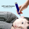 LED Light Earpick Earwax Remover Flashlight Ear-pick Wax Remover With 3 Tips Ears Health Care