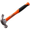 Huafeng giant arrow HF-8511108 two-color plastic handle claw hammer 8oz safety escape hammer from the hammer