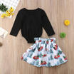 UK Stock Newborn Baby Girl Tutu Outfits Clothes Romper Bodysuit Playsuit Skirts