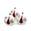 3Pcs Christmas Balls Baubles Home Party Supplies Xmas Tree Decorations Matte White Balls Christmas Tree Hanging Ornament Decor