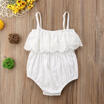 Kids Newborn Baby Girls Ruffle Romper Jumpsuit Bodysuit Clothes Outfits Summer