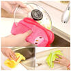 New Baby Hand Towel Soft Childrens Cartoon Animal Hanging Wipe Bath Face Towel