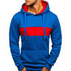 Mens Winter Hoodies Slim Fit Hooded Sweatshirt Outwear Sweater Warm Coat Jacket