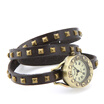 Fashion Design Womens Vintage Rivets Bracelet Wrist Watch
