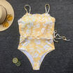 Elegant Sexy Women One-Piece Swimsuit Swimwear Beachwear Push-up Bikini Bathing