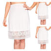 US Vintage Women Stretch High Waist Plain Lace Loose Casual Skirt Dresses
