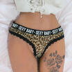 Sexy Leopard Women Underwear Panties Knickers G-String Lace Thongs knickers