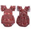 Kids Baby Girl Deer Snowflake Romper Jumpsuit Outfits Sunsuit XMAS Clothing AU