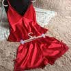 Sexy Lingerie Women Silk Lace Robe Dress Babydoll Nightdress Nightgown Sleepwear