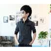 Kids Boys Formal Shirt Plain Casual Long Sleeved Lapel Party Cotton Shirt wn