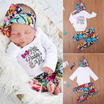 Newborn Baby Girl Outfit Clothes Romper Jumpsuit Bodysuit Pants Hat Headband New