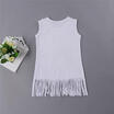 Newborn Baby Kids Girl Dress Flamingo Party Dress Tassels Sundress Clothes 1-6Y