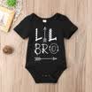 Little Brother Baby Boy Romper Big Boy T-shirt Tops Tee Matching Outfits