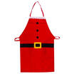 Christmas Red Waterproof Apron Christmas Dinner Party Kitchen Cooking For Kids