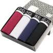 Arctic velvet B541300111-1 men&39s underwear 4 mixed color gift boxed men&39s underwear Leica cotton flat underwear color side men&39s underwear XL