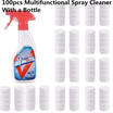 5102050100pcs Multifunctional Effervescent Spray Cleaner Tool With a Bottle