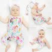 Cotton Newborn Baby Boy Girl Wing Romper Infant Bodysuit Jumpsuit Clothes Outfit