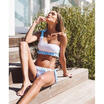 Women Crinkle Bikini Set Bandage Push Up Bra Swimwear Swimsuit Bathing Beachwear
