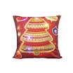 18 18 pulgadas 45 45 cm Lino de colores LED Light Merry Christmas Cojín Decorativo Sofá Coche Throw Pillow Case Funda de almohada