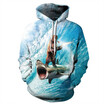 QYDM0209Mens Hoodie 3D Printed Women Pullover Sweater