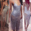 Women Summer Lace Sleeveless Party Evening Cocktail Beach Casual Mini Dress