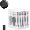 Excellent&easy UHOO 6705 easy to pull the white 12 box card holder chest card telescopic clip