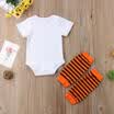 Newborn Baby Boy Girls Halloween Romper Bodysuit Jumpsuit Leg Warmer Outfits