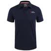 Elmont ALPINT MOUNTAIN outdoor sports POLO quick dry quick dry breathable collar short sleeve speed dry suit compassion fitness training suit 640-512 navy blue M