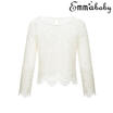 Womens Long Sleeve Floral Tassel Cardigan Kimono Chiffon Jacket Blouse Top Hot