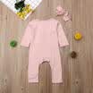 Toddler Infant Baby Girl Long Sleeve Romper Jumpsuit Bodysuit Clothes Outfits