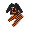 2PCS Newborn Toddler Kids Baby Girl T-shirt Tops Long Pants Outfits Clothes Set