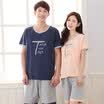 Arctic cashmere short-sleeved pajamas comfortable couple pajamas home men&women pajamas home service summer men&women pajamas B541106012T word female M