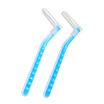 2PcsPack L Type Dental Floss Reusable Interdental Brush Oral Dental Hygiene Deep Cleanliness Oral Care Soft Brush