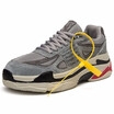 High Quality Mens Shoes Fashion Sports Casual Shoes Breathable Sneakers Light Running Shoes Khaki Grey Black Size 39-45